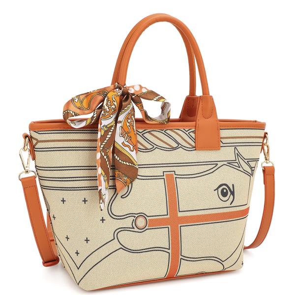 MIX DESIGNER SATCHEL BAG