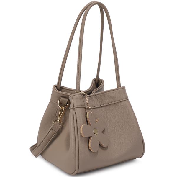 SMOOTH CUTE FLOWER SATCHEL BAG
