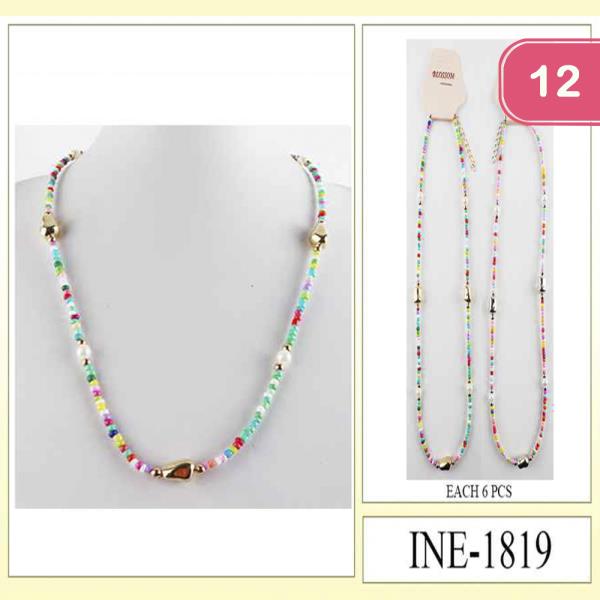 SEED BEAD NECKLACE (12 UNITS)