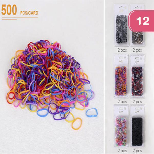 HAIR TIE 500PC SET (12 UNITS)