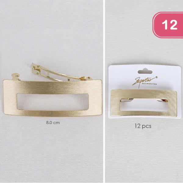 RECTANGLE HAIR PIN (12 UNITS)