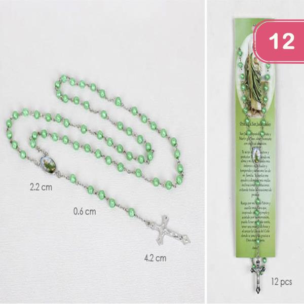 ROSARY NECKLACE (12 UNITS)