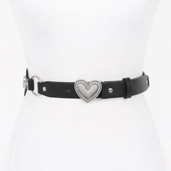 MULTI METAL VINTAGE PU BELT