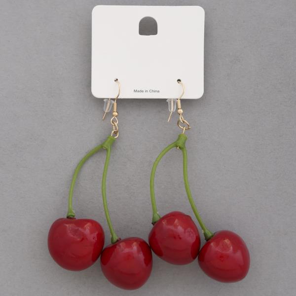 CHERRY DANGLE EARRING