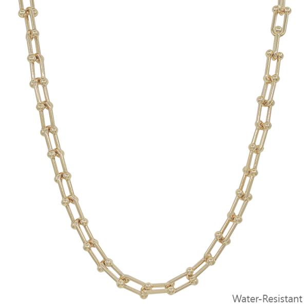 15MM METAL TIFFANY CHAIN SHORT NECKLACE