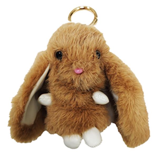 FAUX FUR BUNNY KEYCHAIN