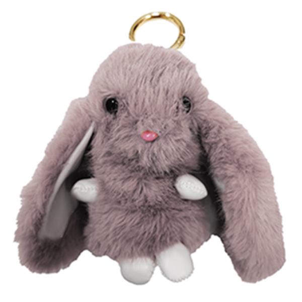 FAUX FUR BUNNY KEYCHAIN