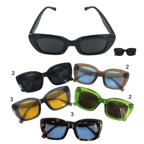 SQUARE NARROW SUNGLASSES 1DZ