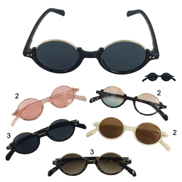 OVAL TOP RIMLESS SUNGLASSES 1DZ