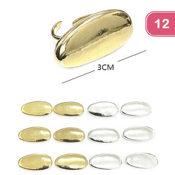 METAL OVAL RING (12 UNITS)