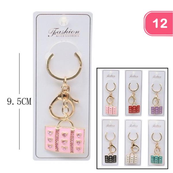 HANDBAG KEYCHAIN (12 UNITS)