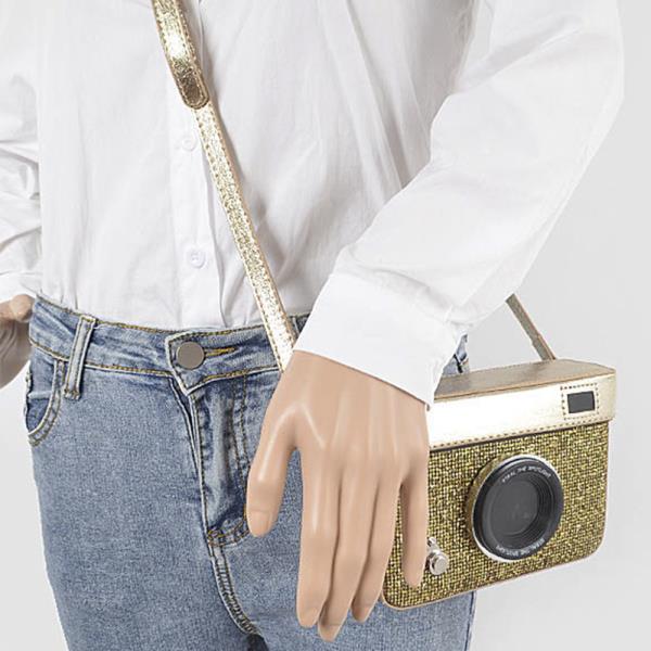 GLITTER CAMERA BAG