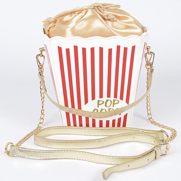 UNIQUE POPCORN DESIGNED CLUTCH BAG