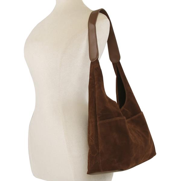 (ONLINE ONLY) 2in1 Plain shoulder hobo bag