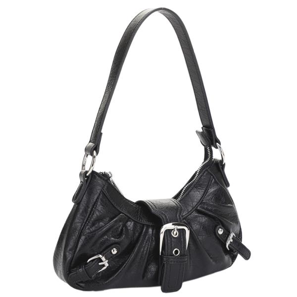 VINTAGE BUCKLE DESIGN SHOULDER BAG