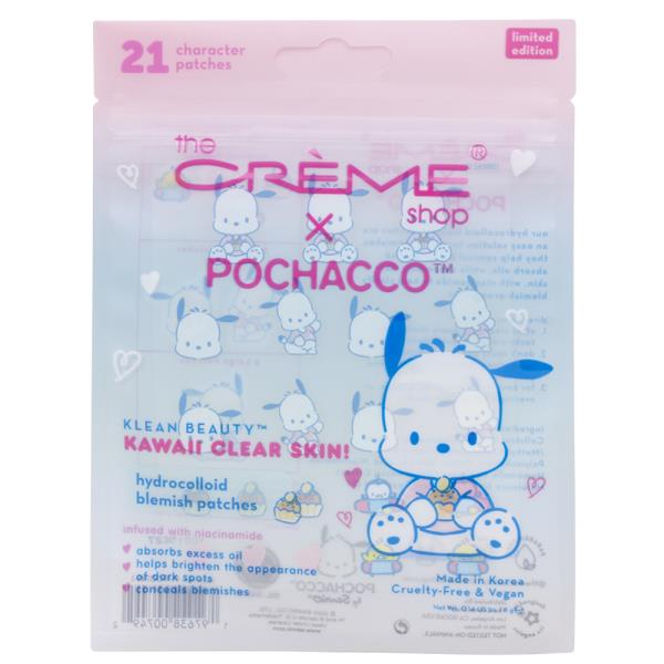 THE CREME SHOP X POCHACCO KAWAII CLEAR SKIN 21 CHARACTER PATCHES (6 UNITS)