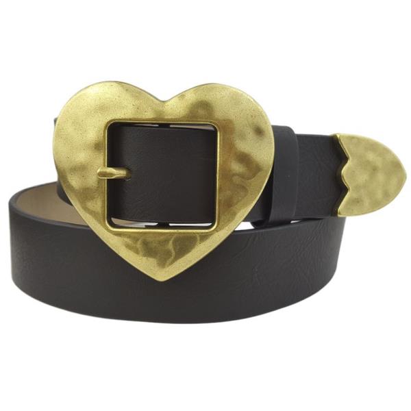 VINTAGE LOVE HEART BUCKLE BELT