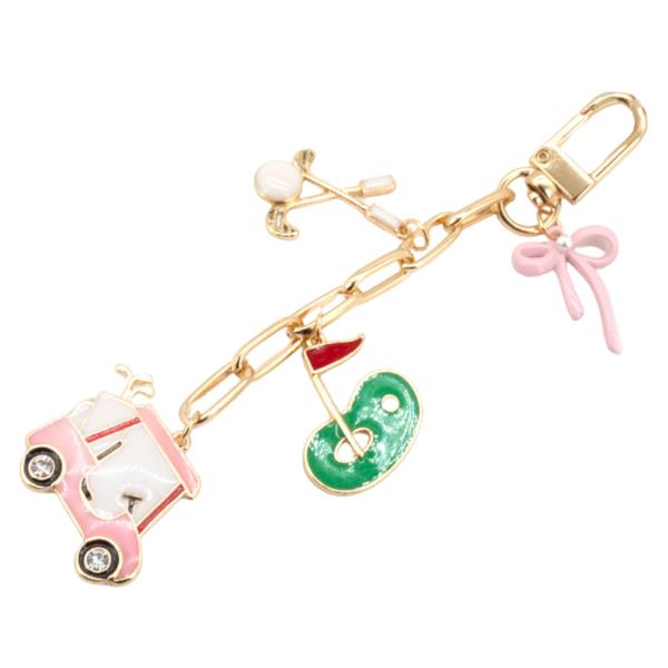 GOLF THEME BAG CHARMS