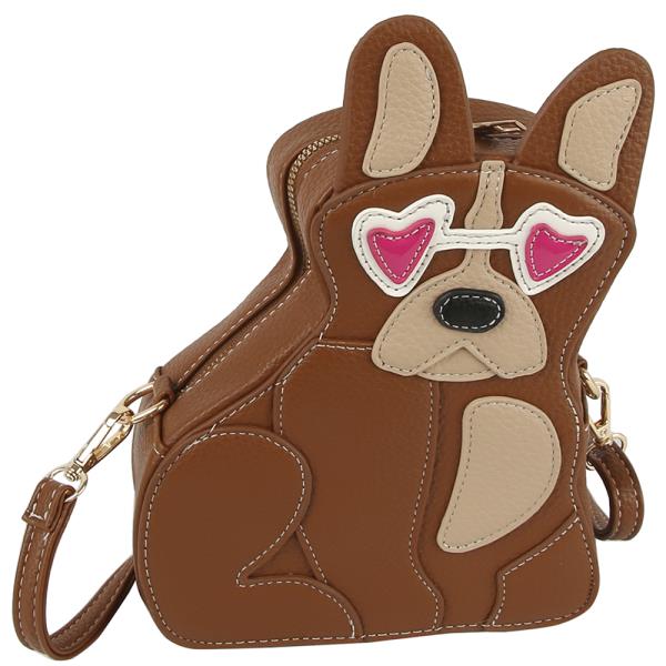 (ONLINE ONLY) Heart eyed doggie crossbody bag