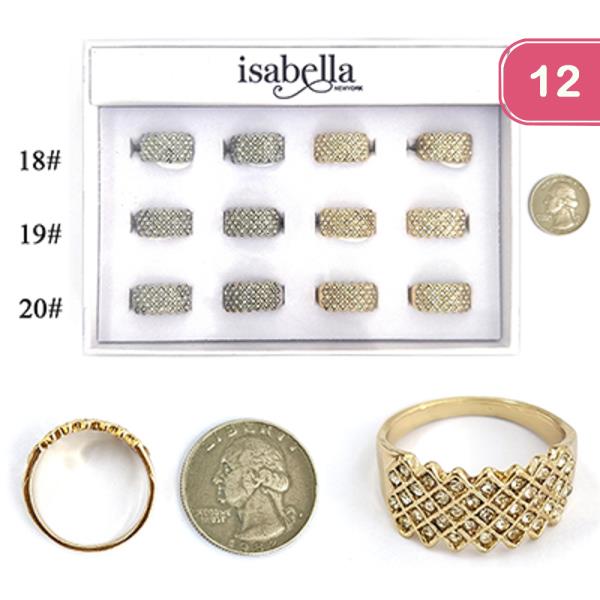 ASSORTED FASHION RING (12 UNITS)