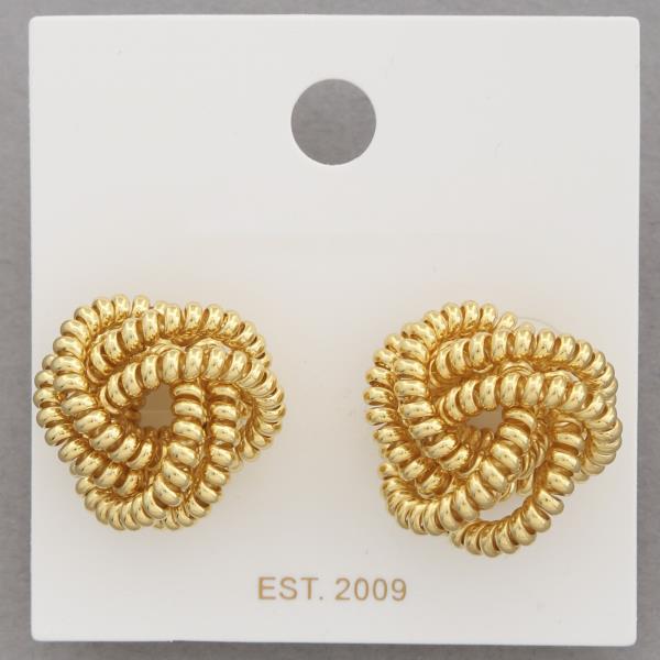 KNOT METAL EARRING