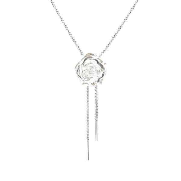 FLOWER BOLO NECKLACE