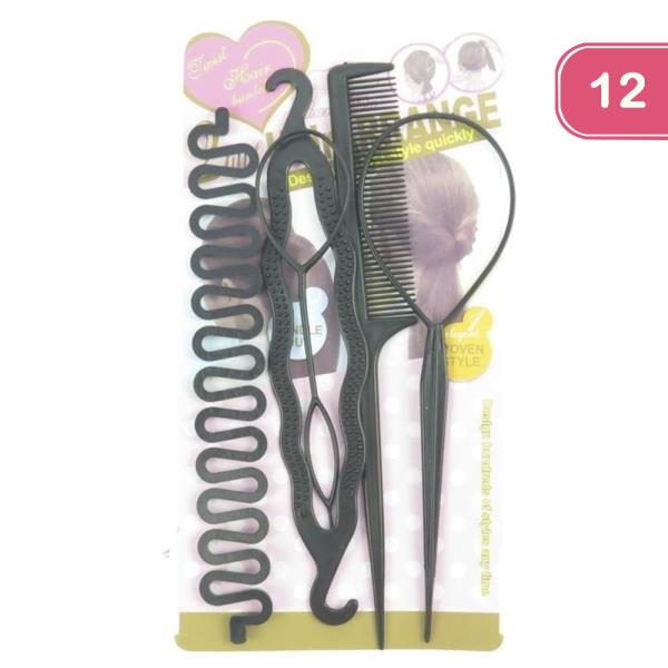 HAIR STYLING TOOL SET (12 UNITS)