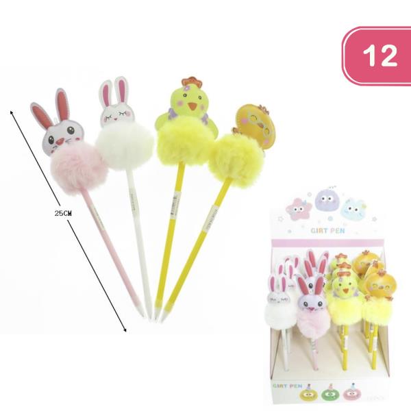 EASTER POM POM PEN (12 UNITS)