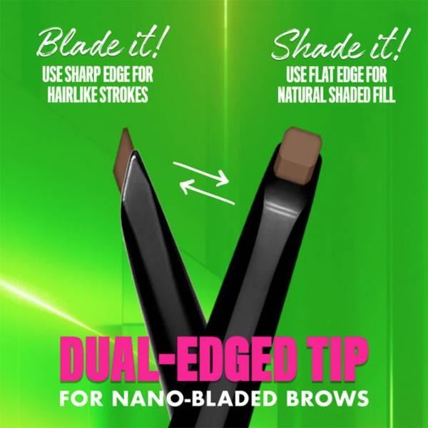 NYX BLADE AND SHADE NANO BROW PENCIL (3 UNITS)