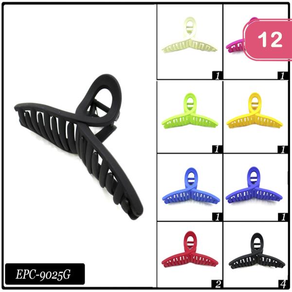 ASSORTED HAIR CLAW JAW CLIP (12 UNITS) (12 UNITS)