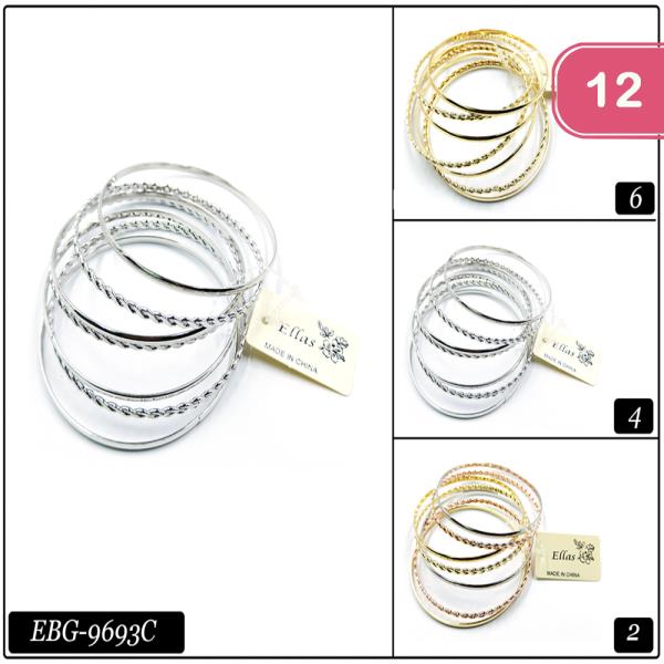 ASSORTED BANGLE SET (12 UNITS)