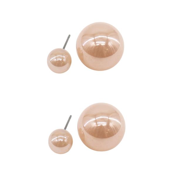 PEARL STUD EARRING 2 PAIR SET