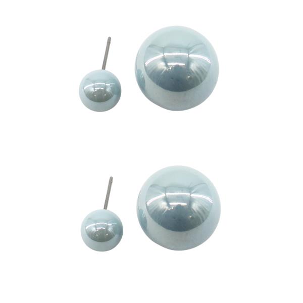 PEARL STUD EARRING 2 PAIR SET