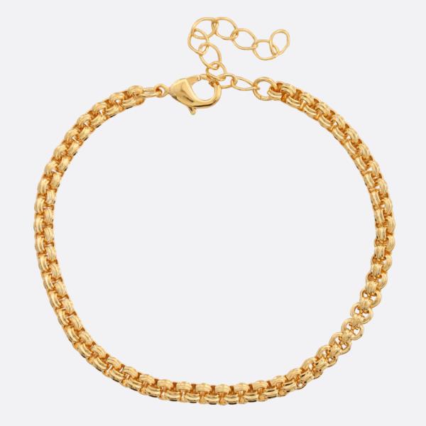 SODAJO METAL LINK GOLD DIPPED BRACELET