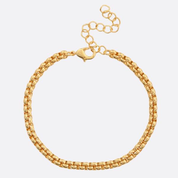 SODAJO METAL LINK GOLD DIPPED BRACELET