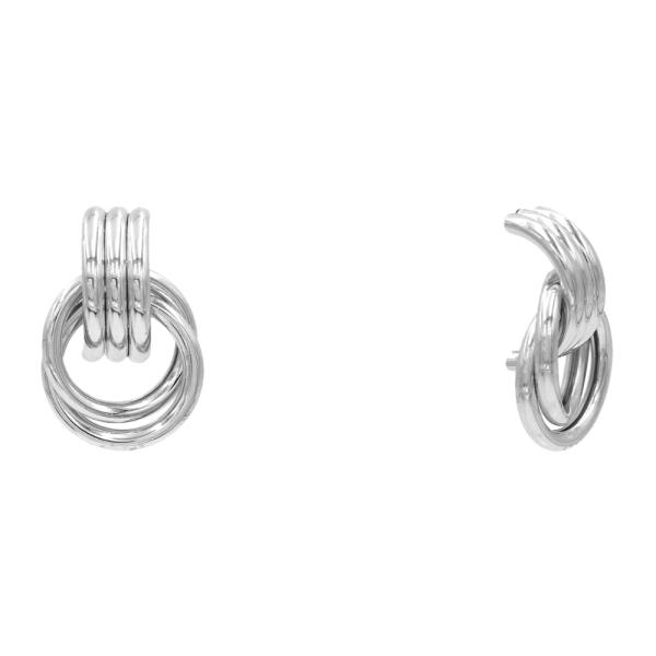 DOUBLE LOOP METAL EARRING