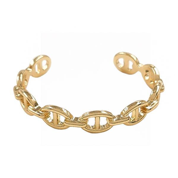 OVAL LINK METAL BRACELET