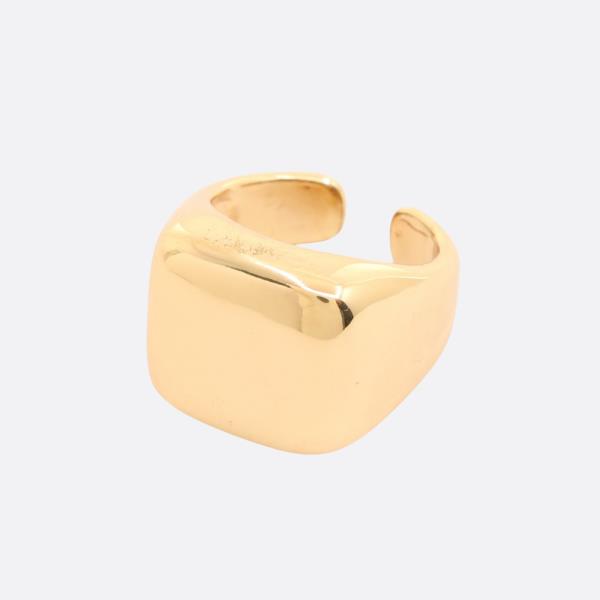 SQUARE SHAPE METAL ADJUSTABLE RING