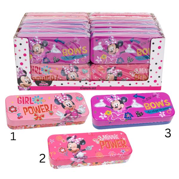 DISNEY MINNIE MOUSE TIN PENCIL CASE