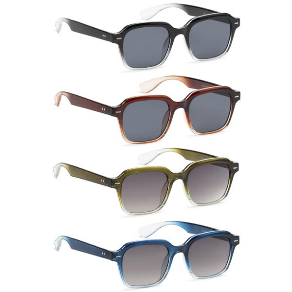 COLOR TONE SQUARE SUNGLASSES 1DZ