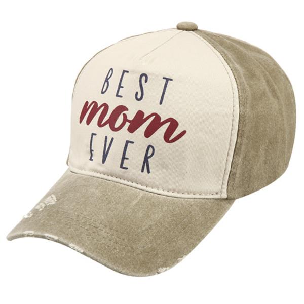 BEST MOM EVER TWO TONE TRUCKER HAT CAP