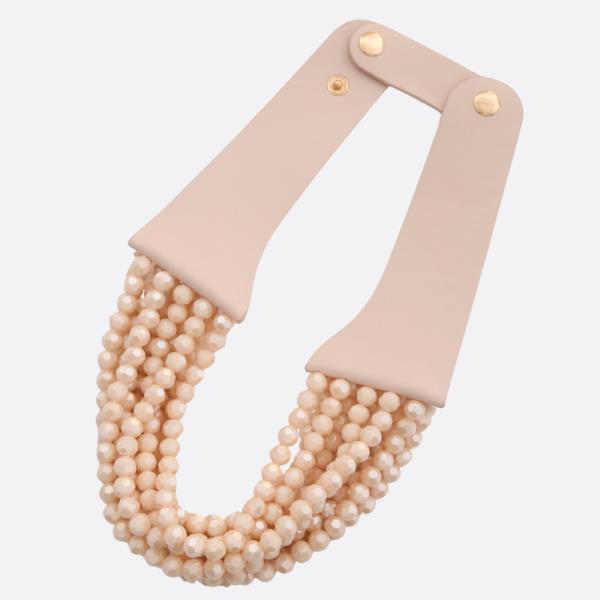 BEADED LAYERED NECKLACE