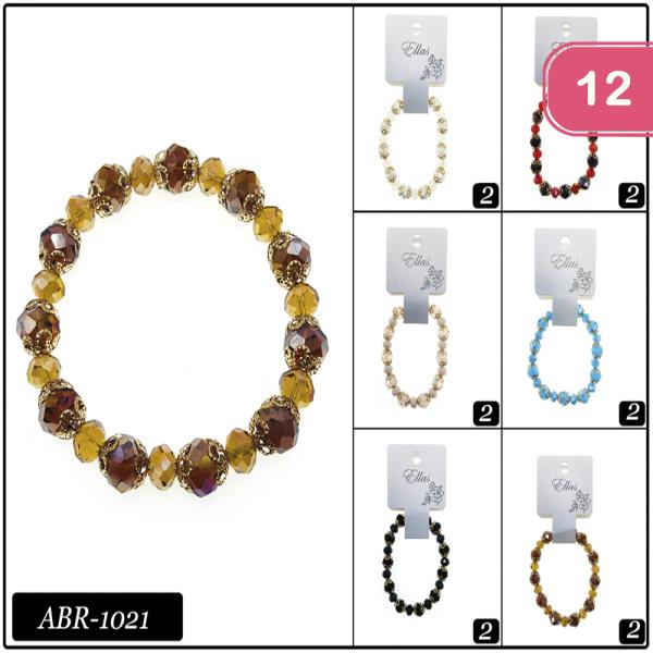 BEAD STRETCH BRACELET (12 UNITS)