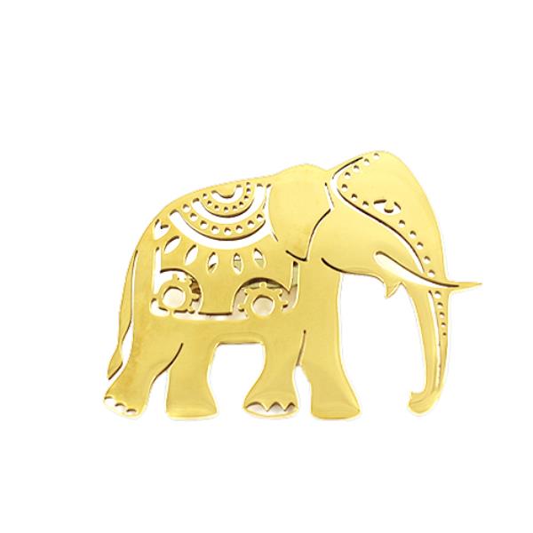 METAL ELEPHANT BROOCH PIN