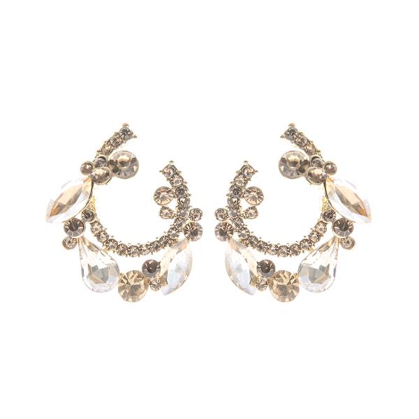 MARQUISE OPEN CIRCLE EARRING