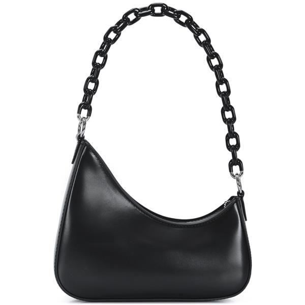 LINKED SMOOTH SHOULDER BAG