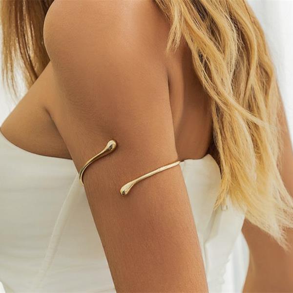 METAL UPPER ARM CUFF BRACELET