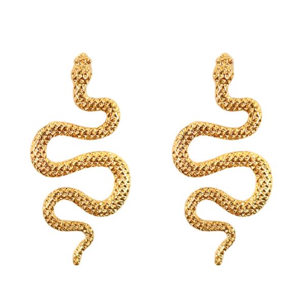 SNAKE METAL EARRING