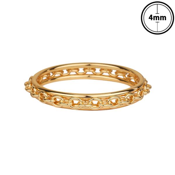 METAL LINK MULTI BANGLE BRACELET