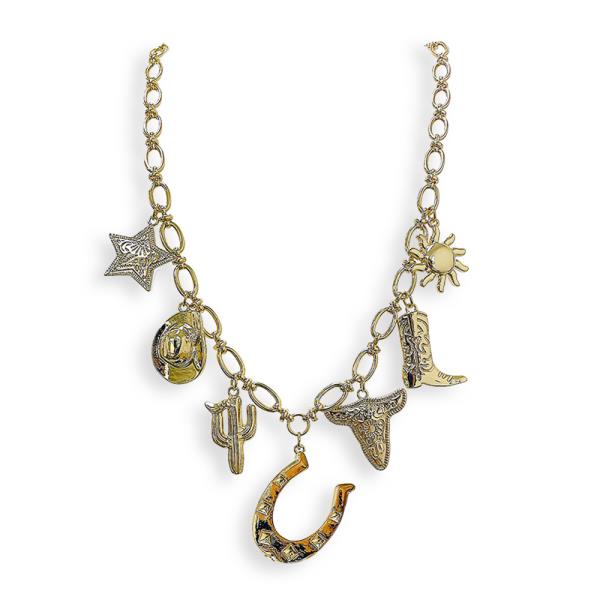 WESTERN STYLE CHARM NECKLACE